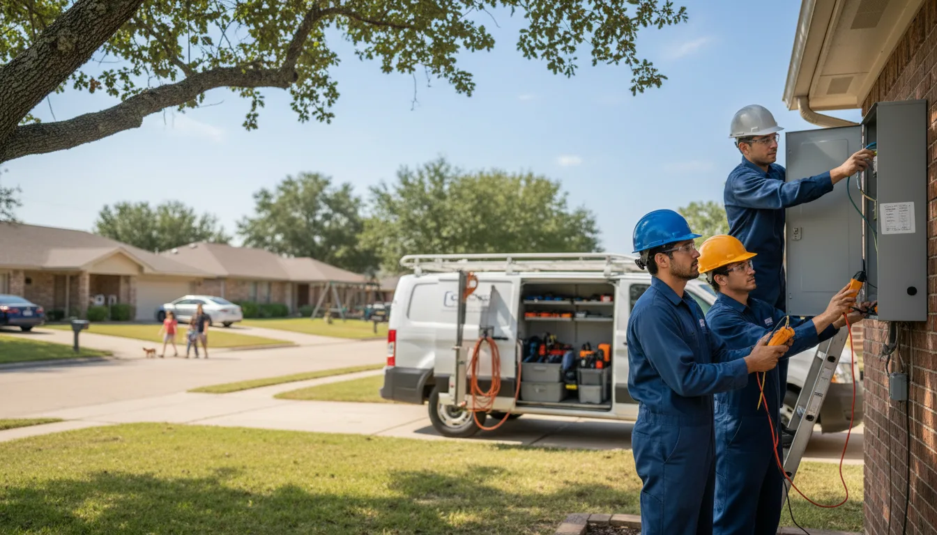 Certified electrician providing emergency electrical services in Watts, OK
